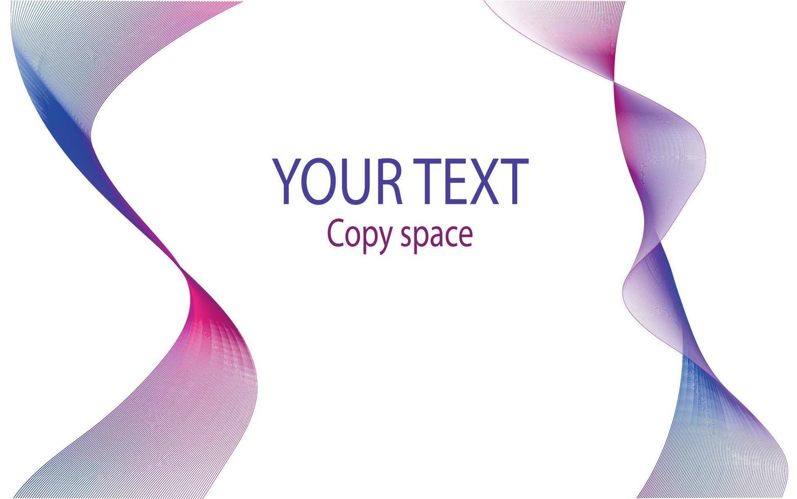Design elements. Wave of many purple lines circle ring. Abstract vertical wavy stripes on white background isolated. Vector illustration EPS 10. Colourful waves with lines created using Blend Tool.