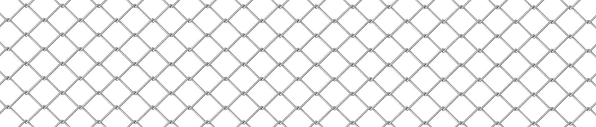 Metal fence mesh, pattern steel wire grid vector