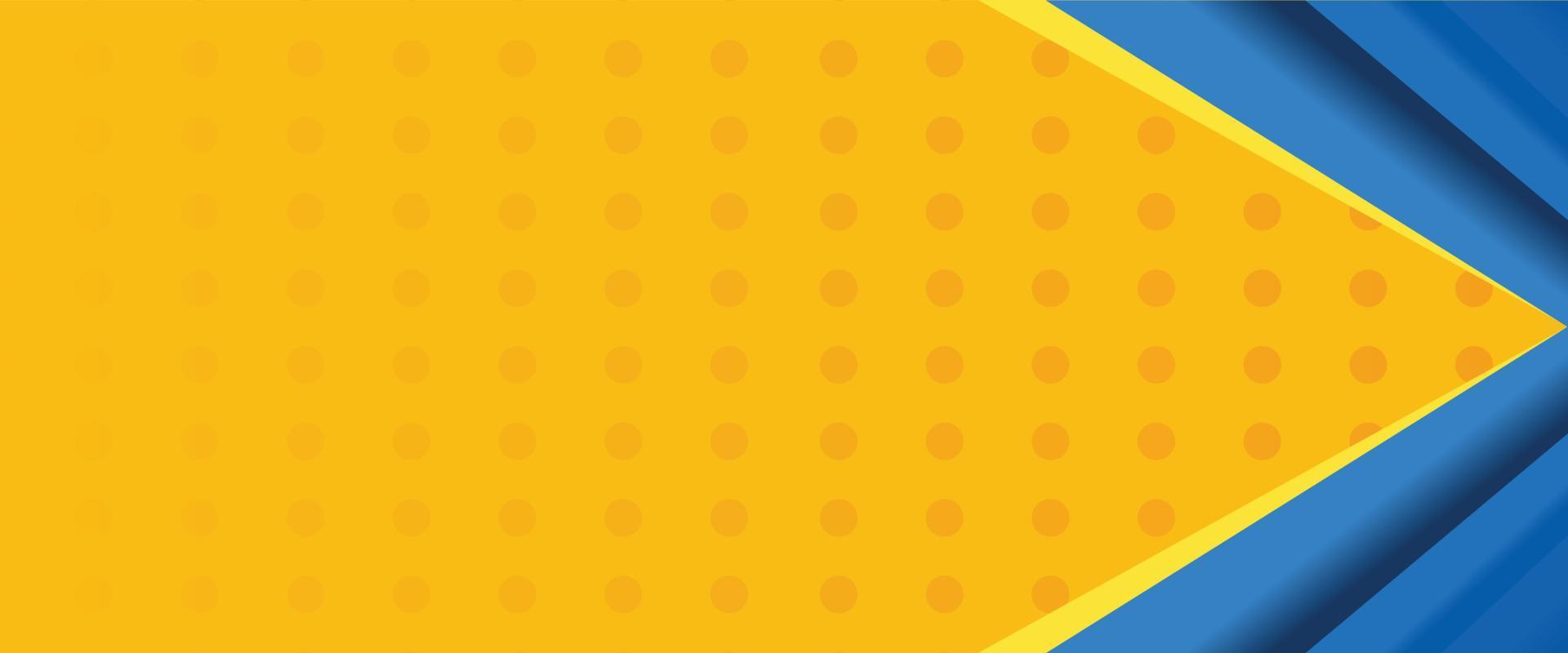 yellow abstract background with blue color combination vector