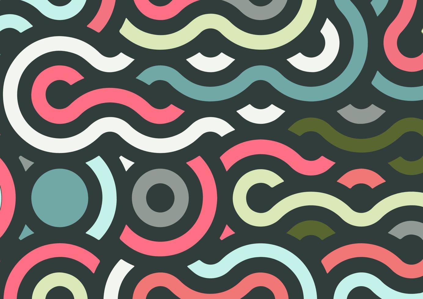 abstract retro pattern design background vector