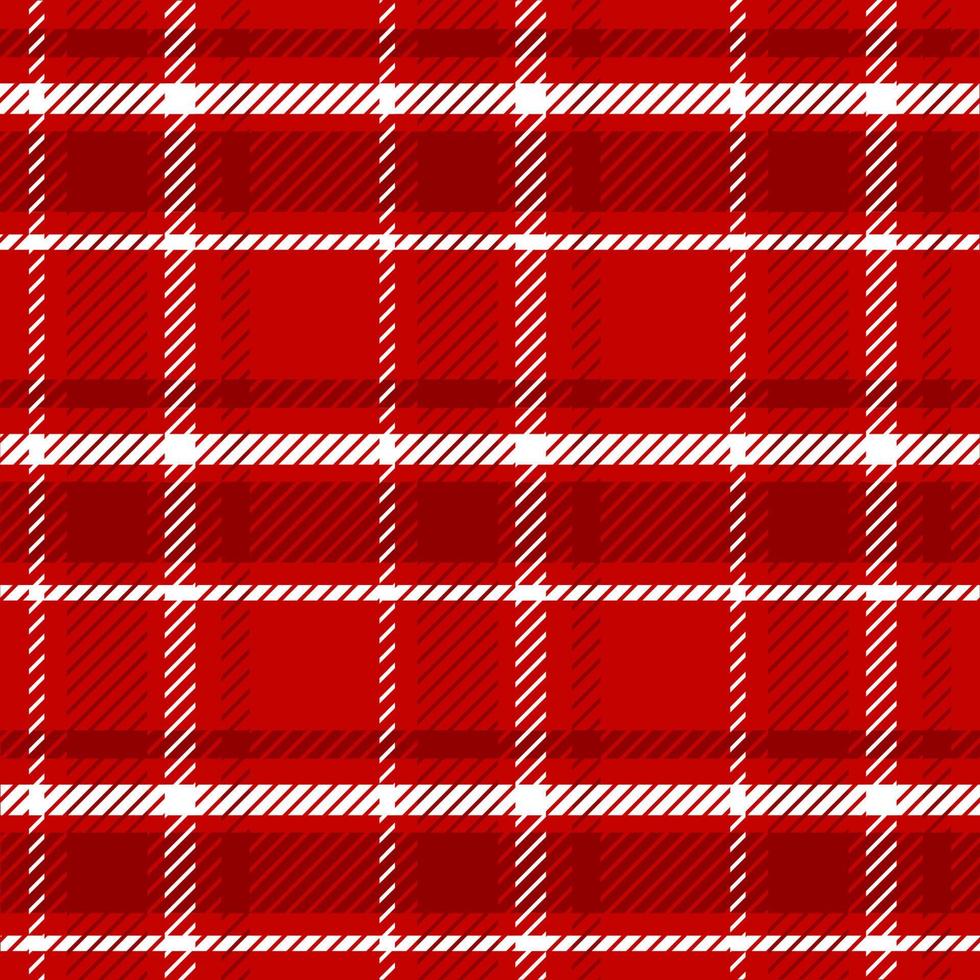 christmas themed plaid style pattern background vector