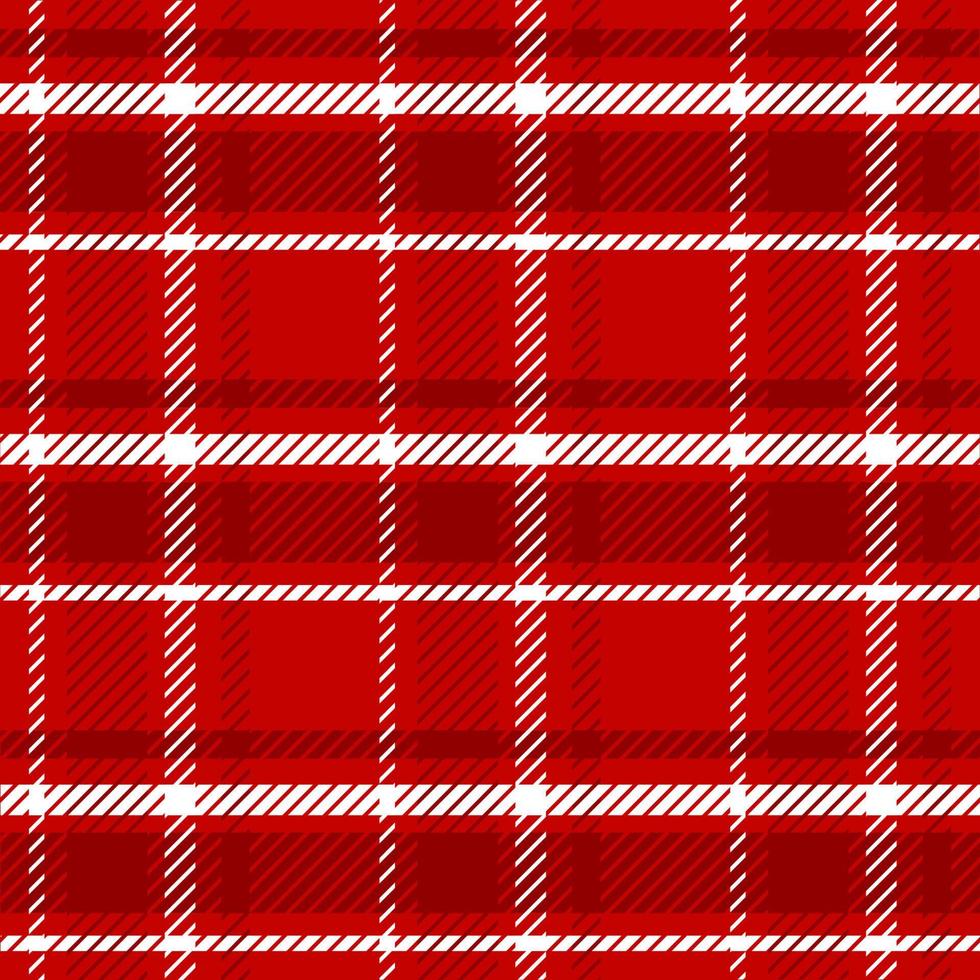 christmas themed plaid style pattern background vector