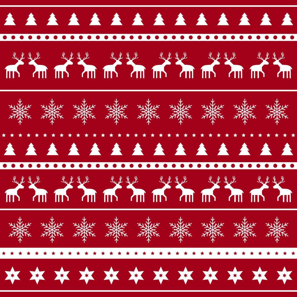 christmas pattern background vector