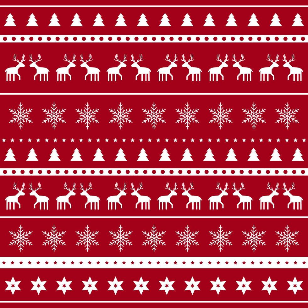 christmas pattern background vector