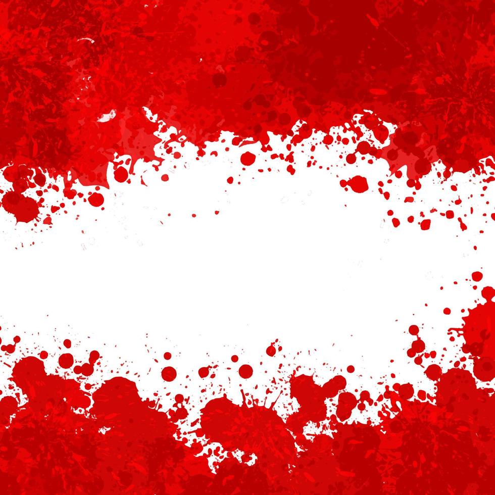 fondo de salpicaduras de sangre para halloween vector