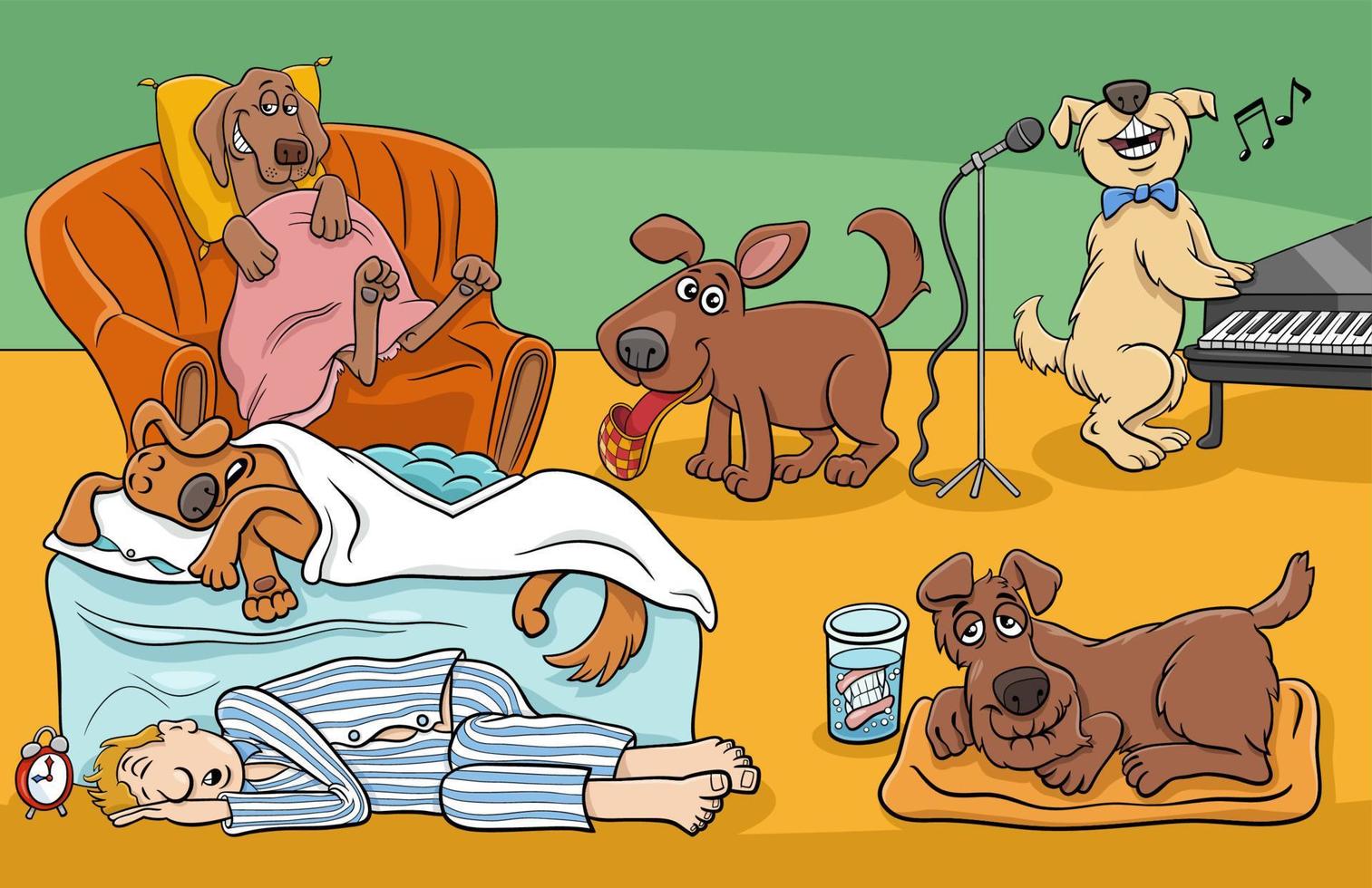 cartoon dogs and owner comic characters group 12759591 Vector Art at Vecteezy cartoon dogs and owner comic characters group 12759591 Vector Art at Vecteezy