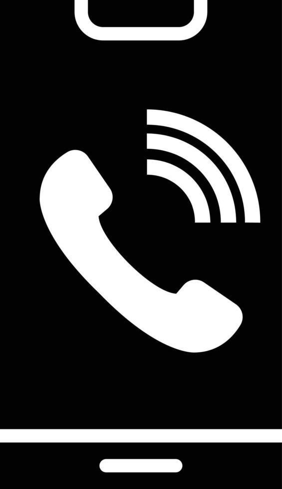 ilustración de diseño de icono de vector de llamada