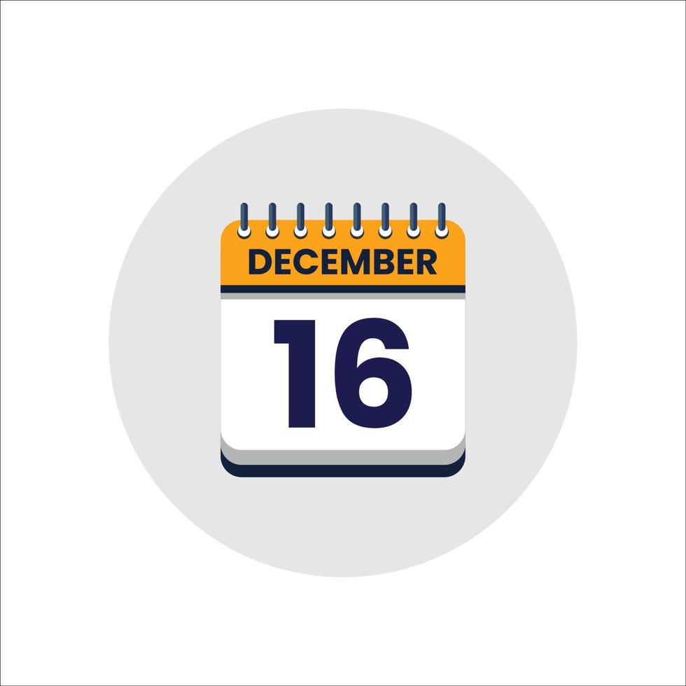 icono de fecha del calendario. icono del día del mes. fecha del programa del evento. hora de la cita. agenda del planificador, calendario del mes calendario de diciembre y planificador de tiempo. recordatorio del día. icono de vectores