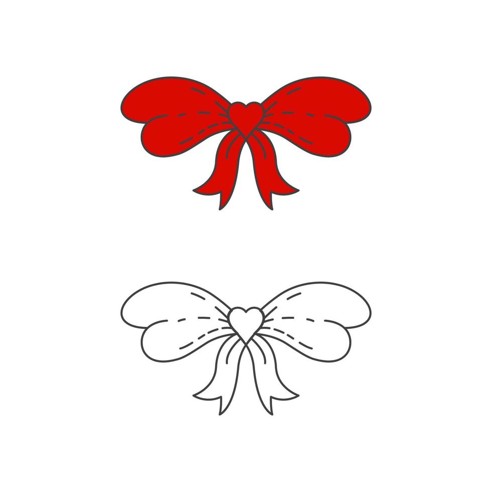 ilustración de vector de cinta roja