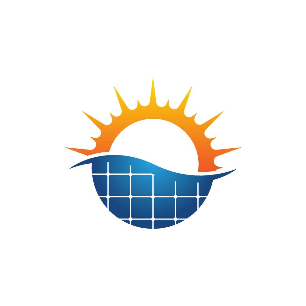 Solar Energy vector icon illustration