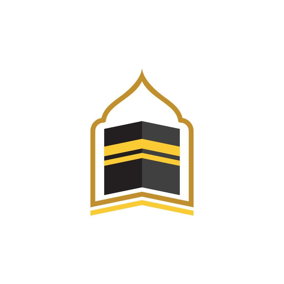 kaaba vector illustration icon