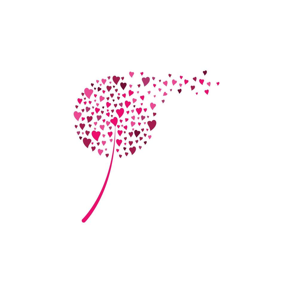 Dandelion vector icon design