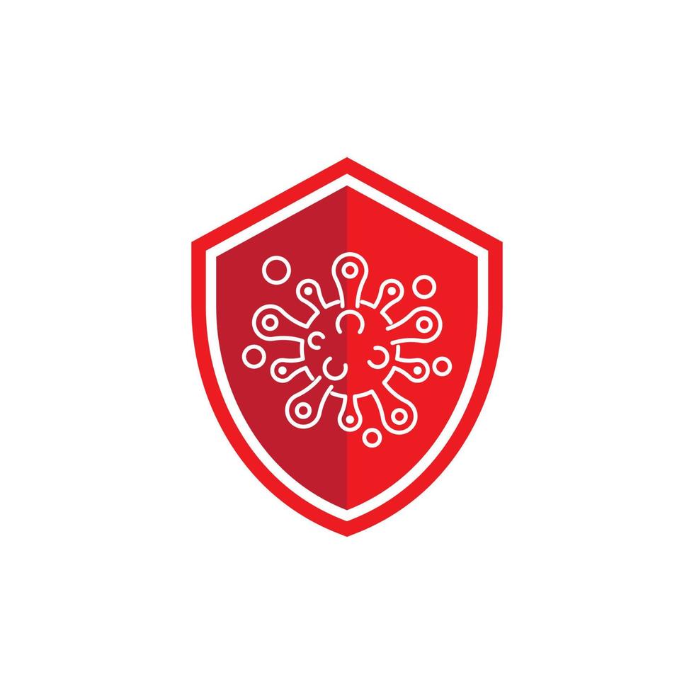 Virus vector illustration icon template design