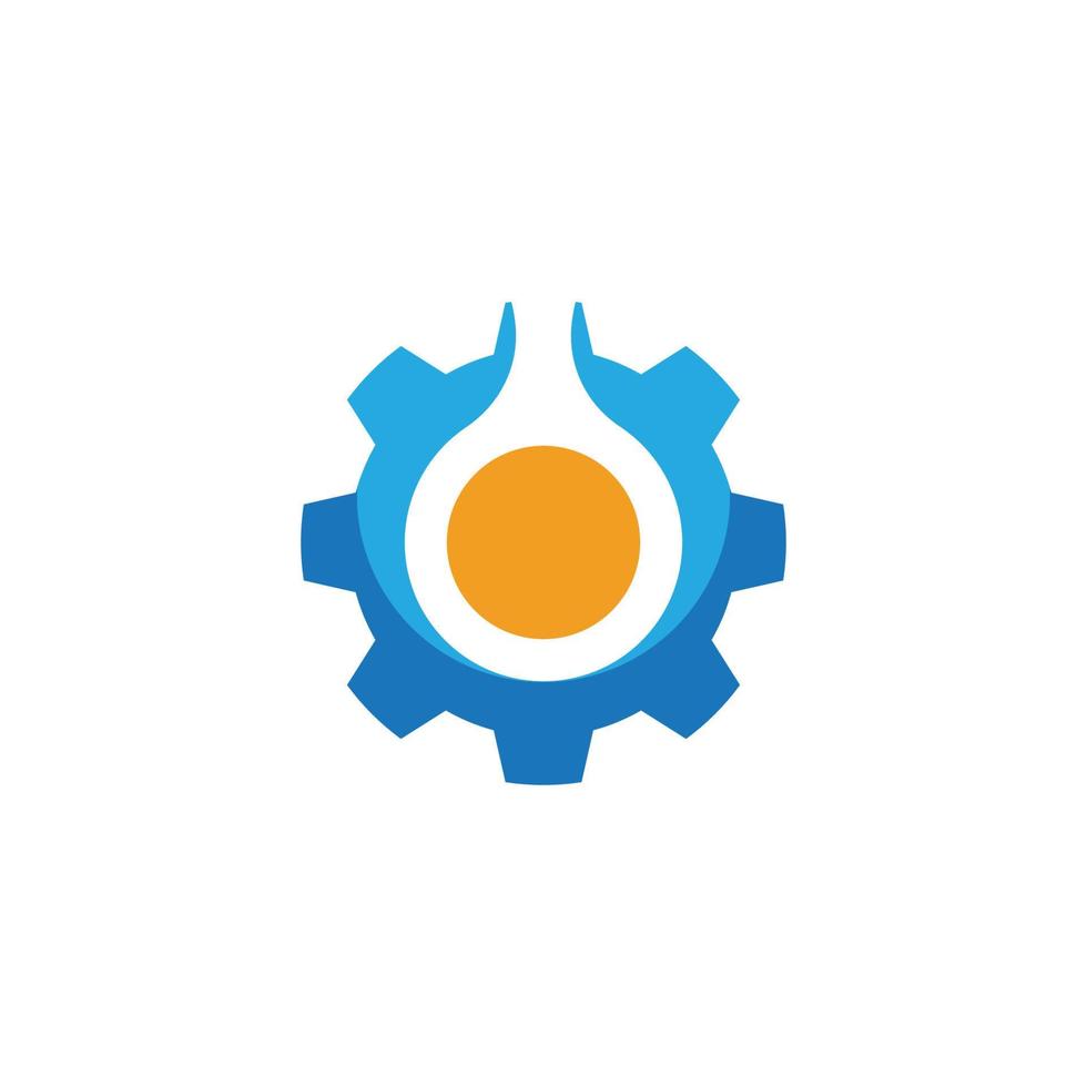 Gear vector icon illustration design