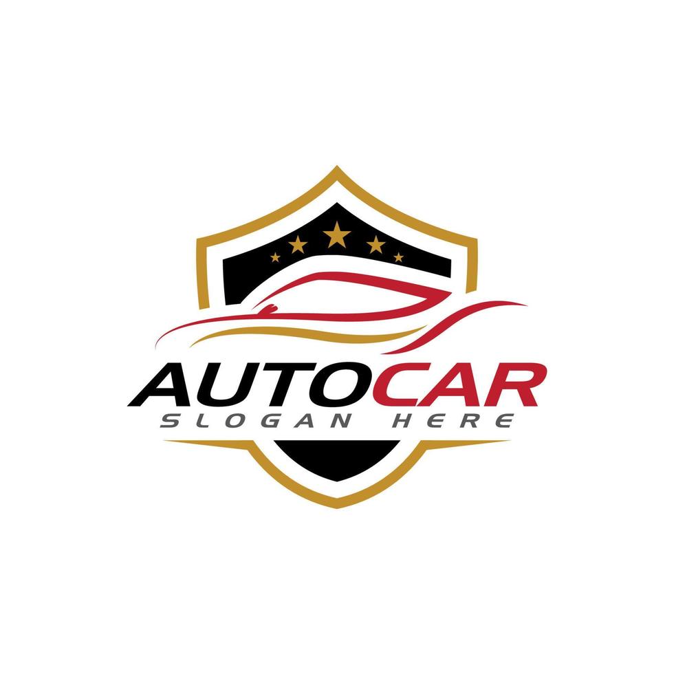 vector de plantilla de logotipo de auto auto