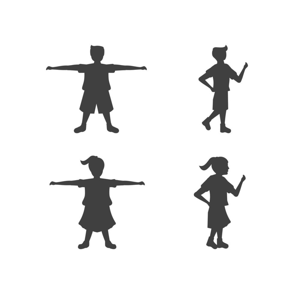 Ilustración de vector de concepto de niños