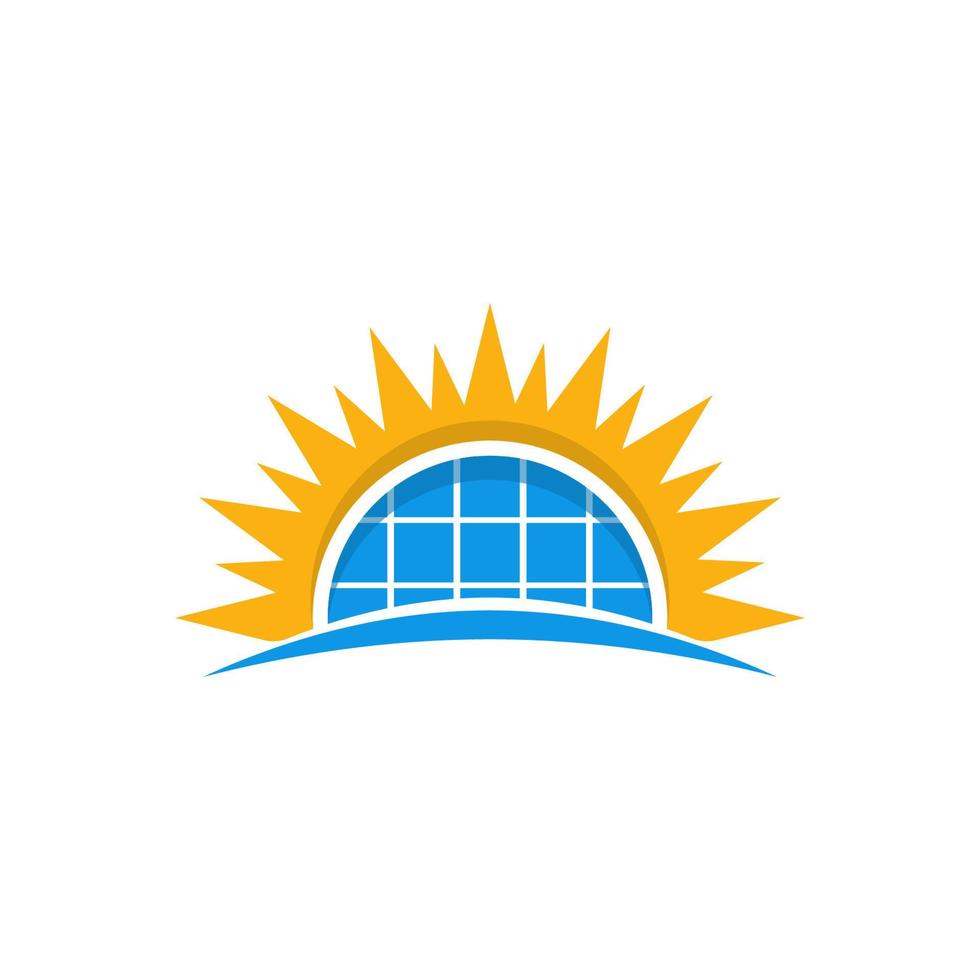 Solar Energy vector icon illustration