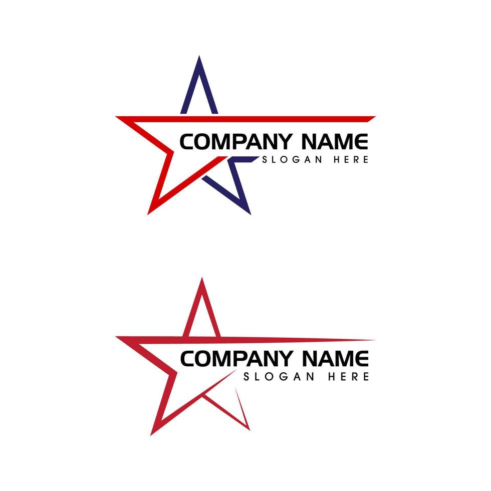 Star icon Template vector illustration