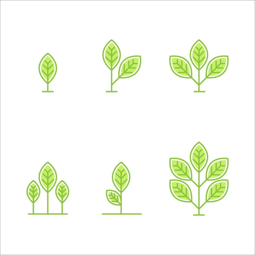 ilustración de diseño de icono de vector de elemento vegano
