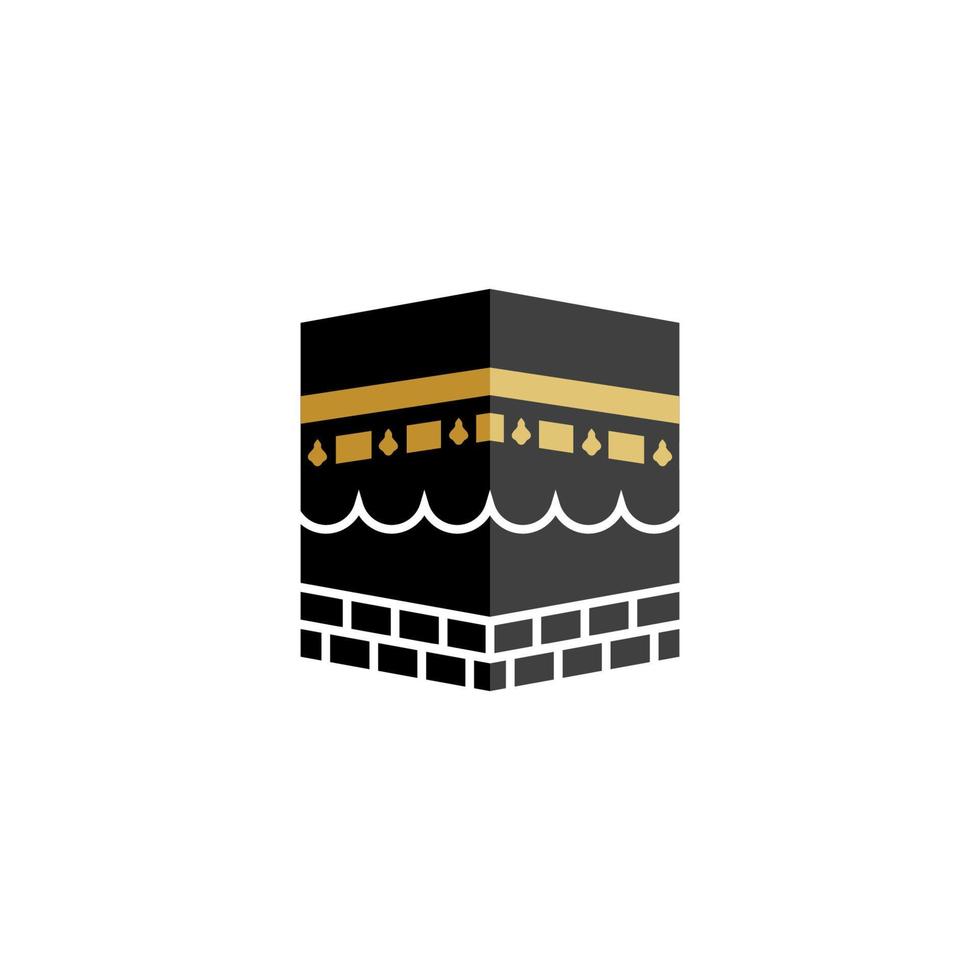 icono de ilustración de vector de kaaba