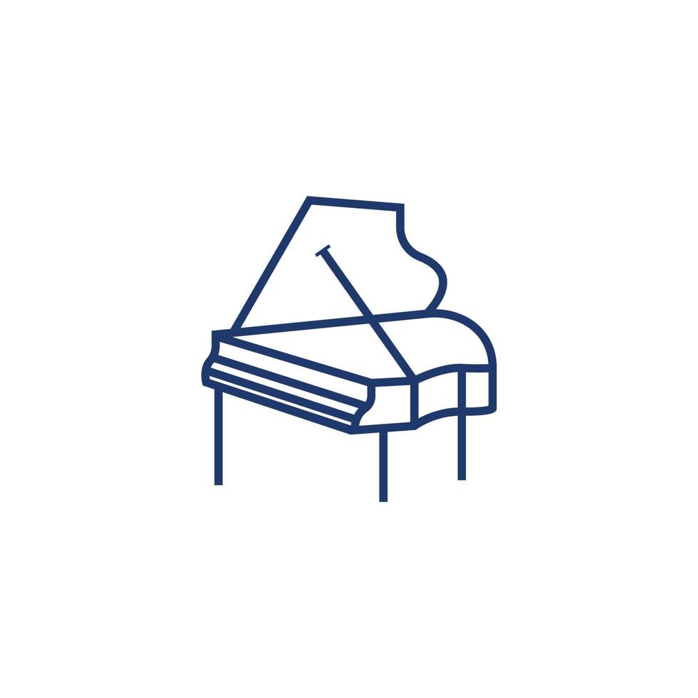 Piano Music Icon Vector illustration design