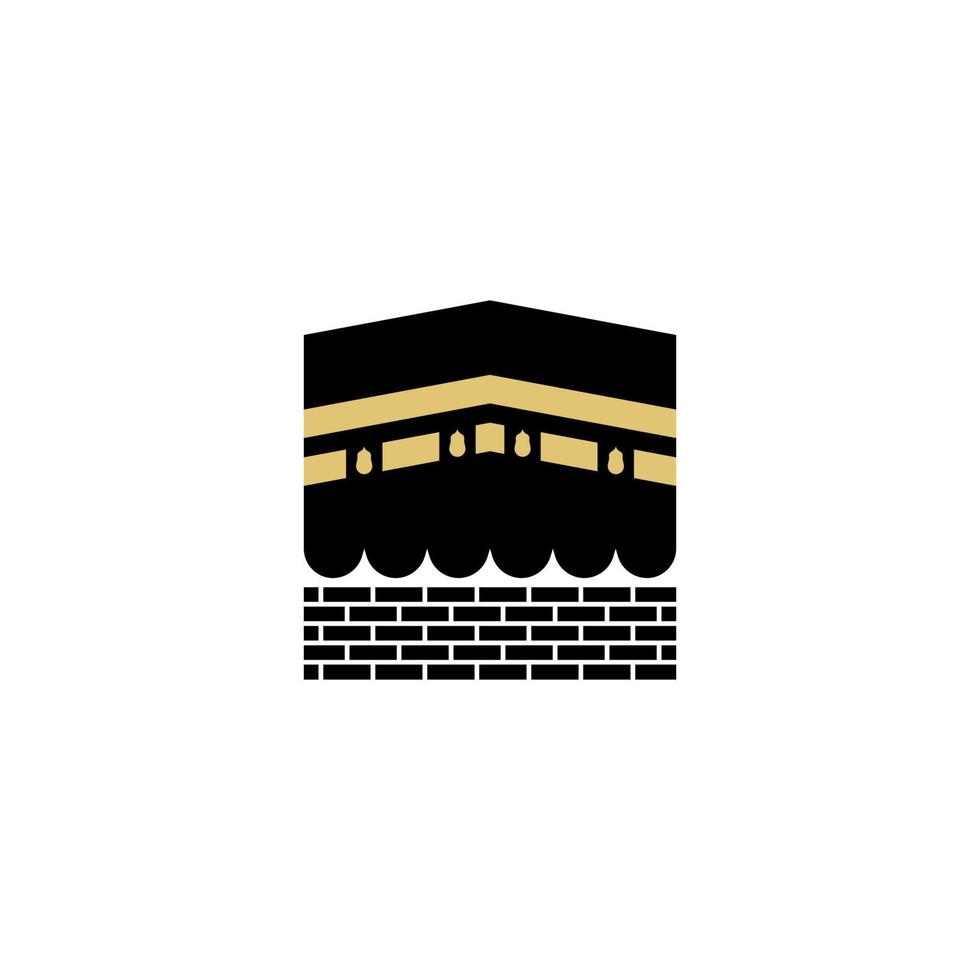 kaaba vector illustration icon