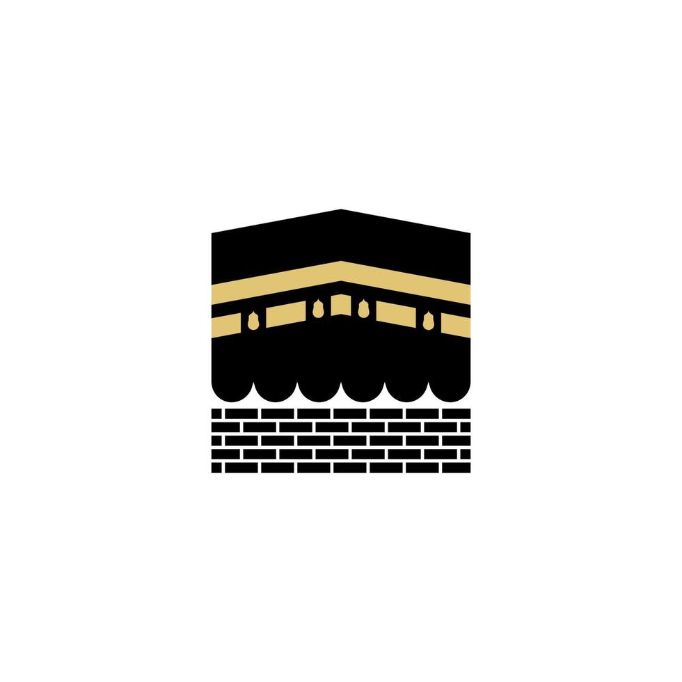 kaaba vector illustration icon