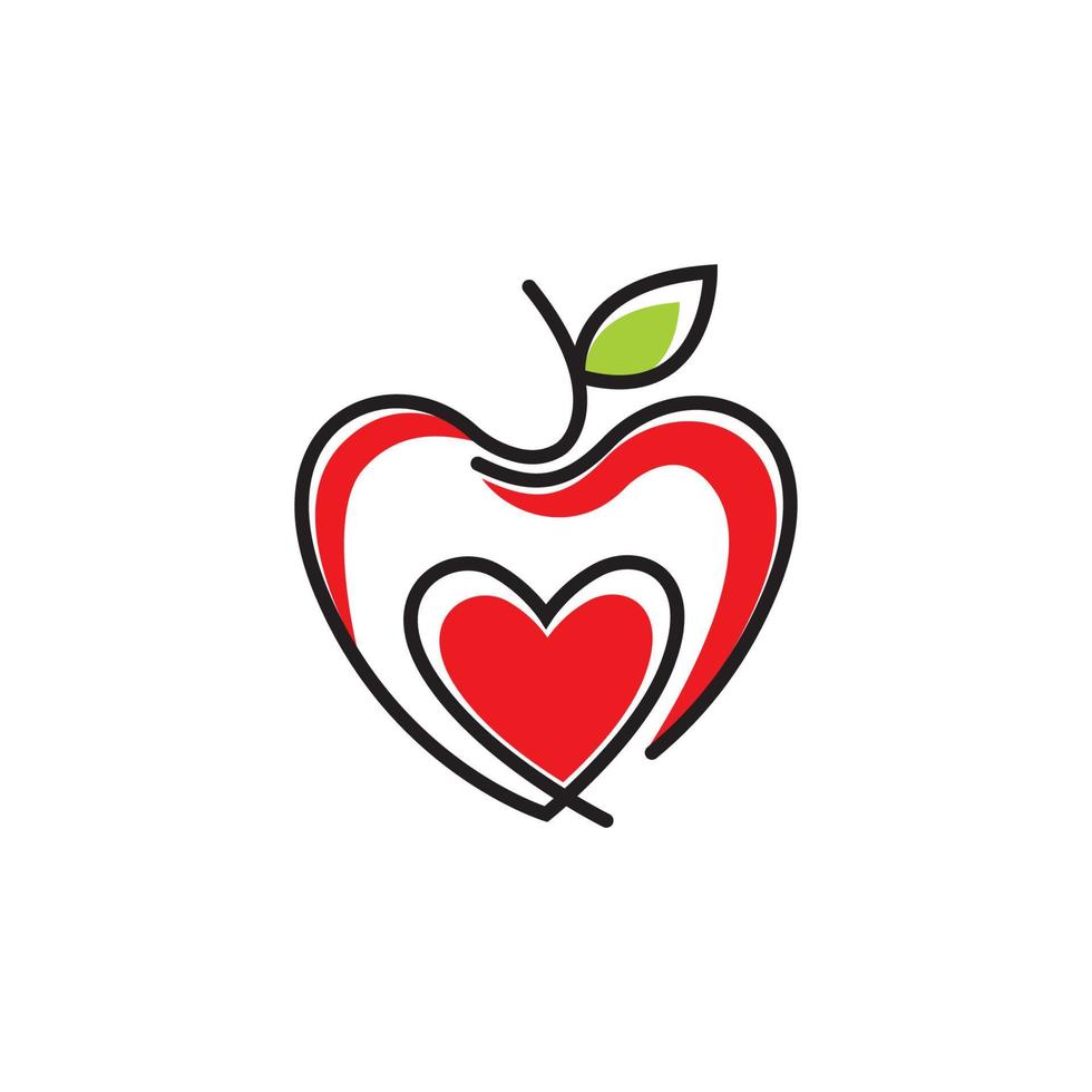 Apple vector illustration design