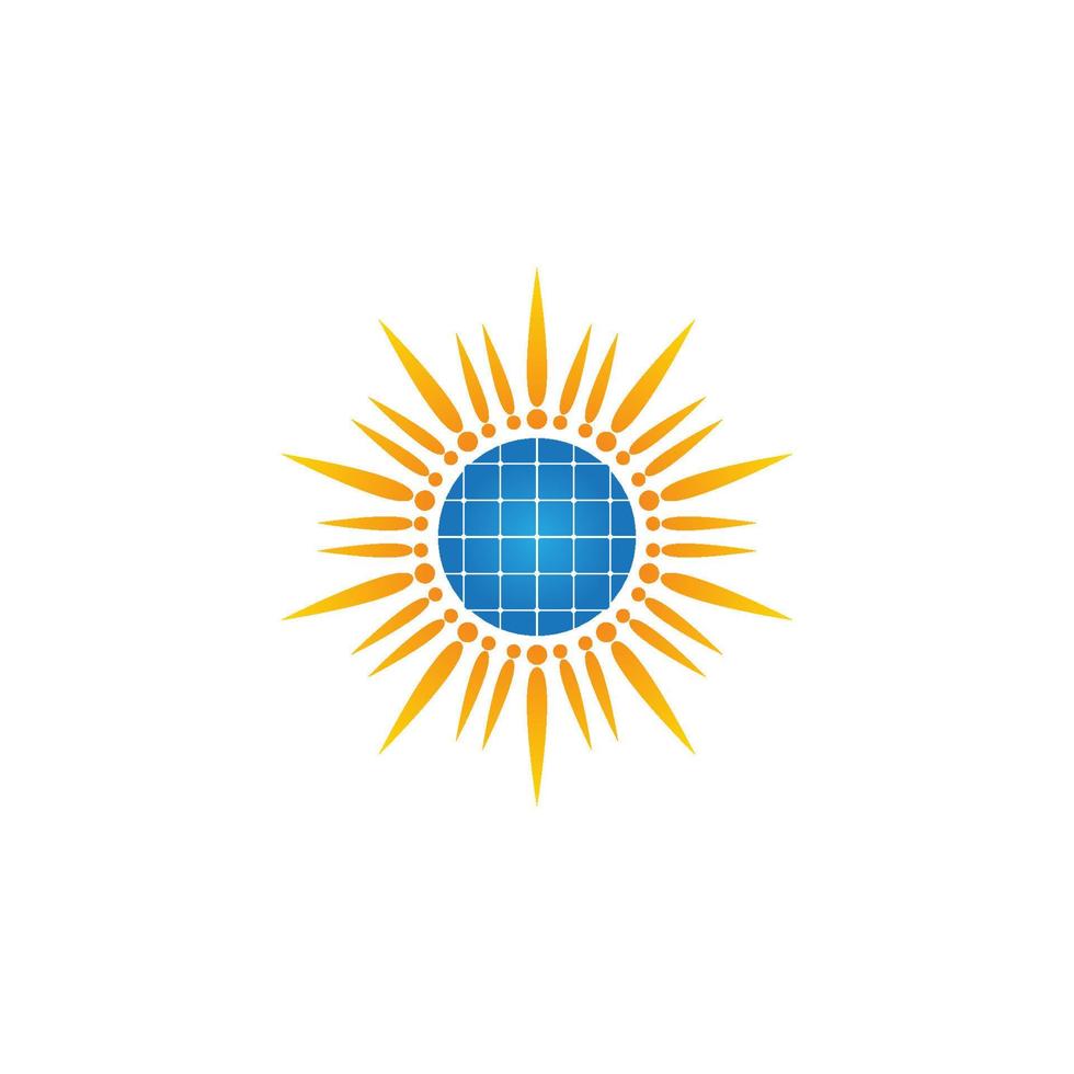 Solar Energy vector icon illustration