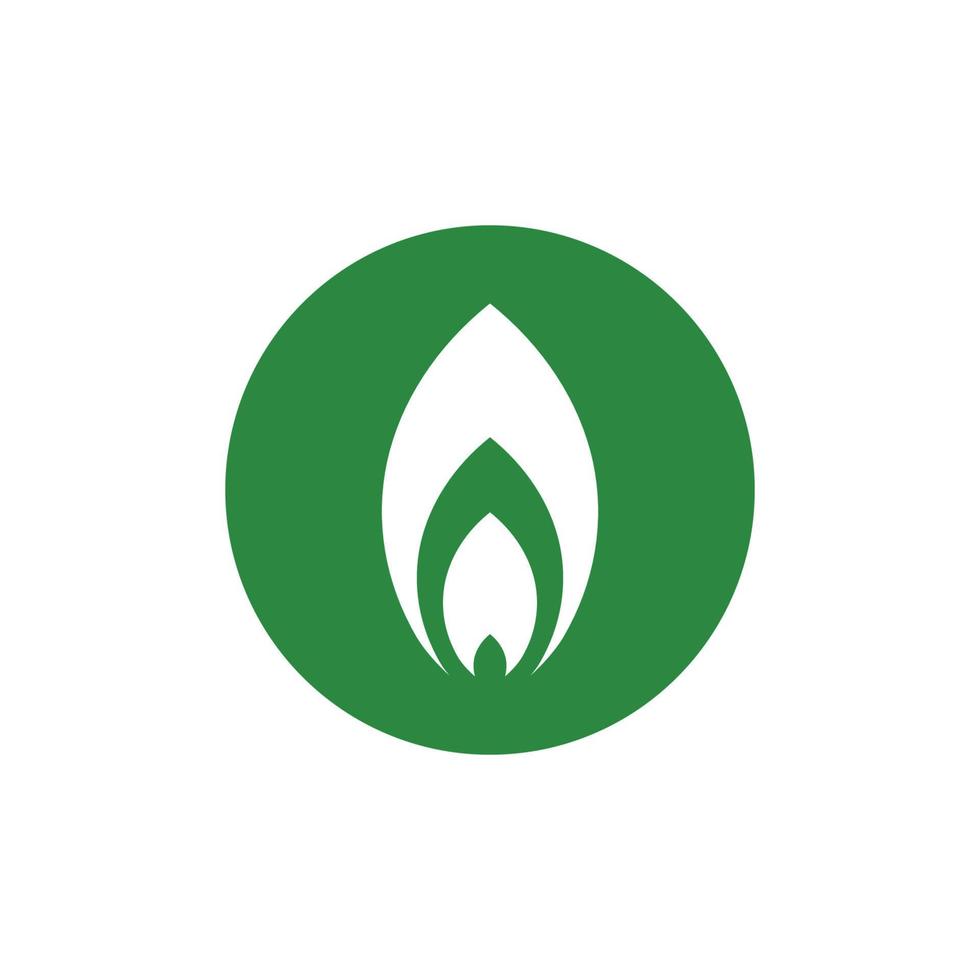 Logos of green Tree leaf ecology nature element vector