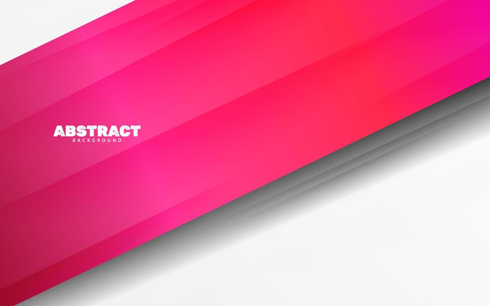 Abstract overlap layer papercut pink color background vector