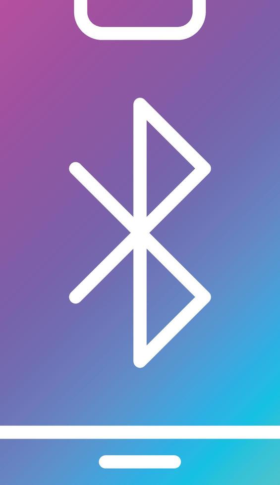 Bluetooth Vector Icon Design Illustration