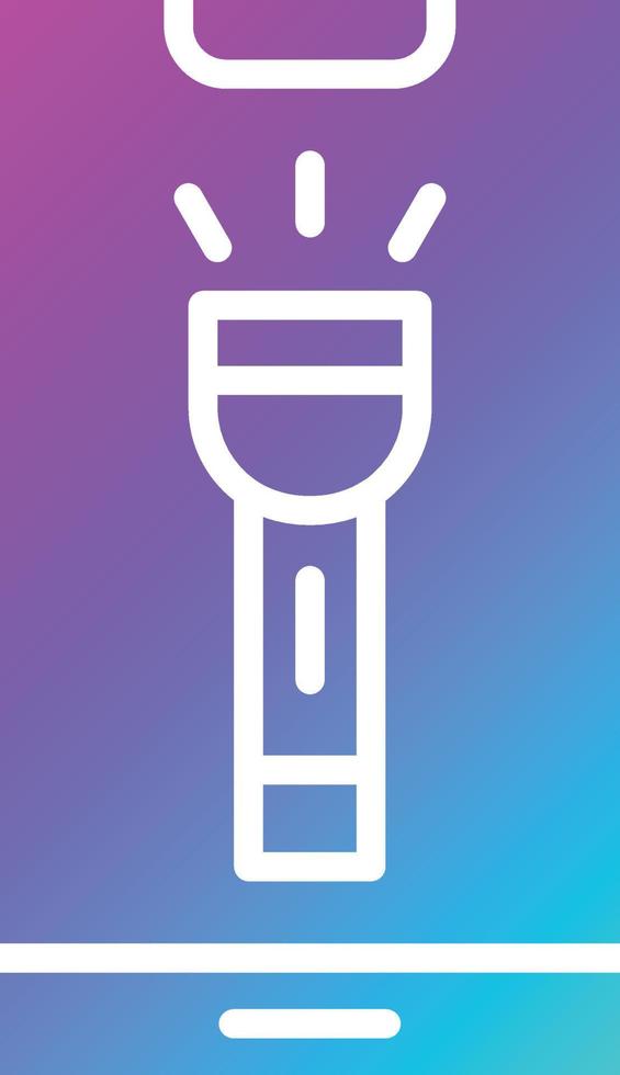 Torch Vector Icon Design Illustration
