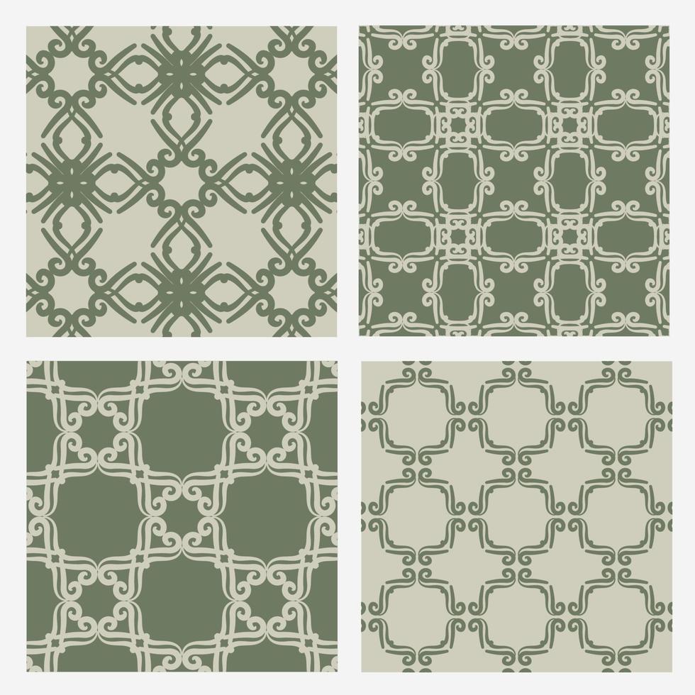vector set  floral pattern  decorative ornament