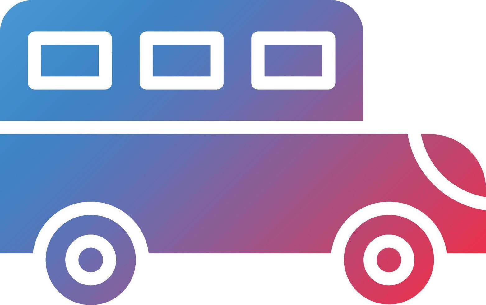 School Bus Icon Style vector