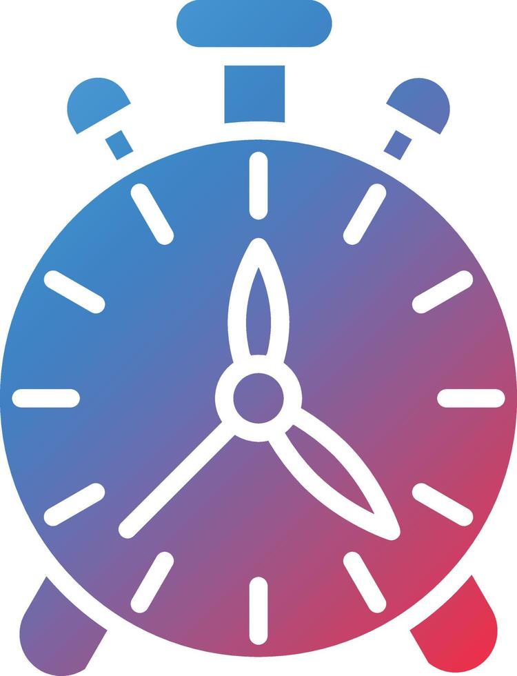 Alarm Clock Icon Style vector