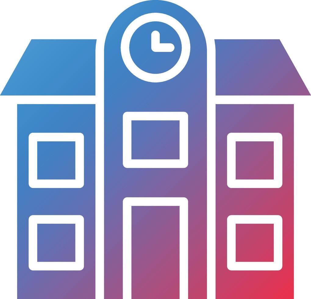 School Icon Style vector