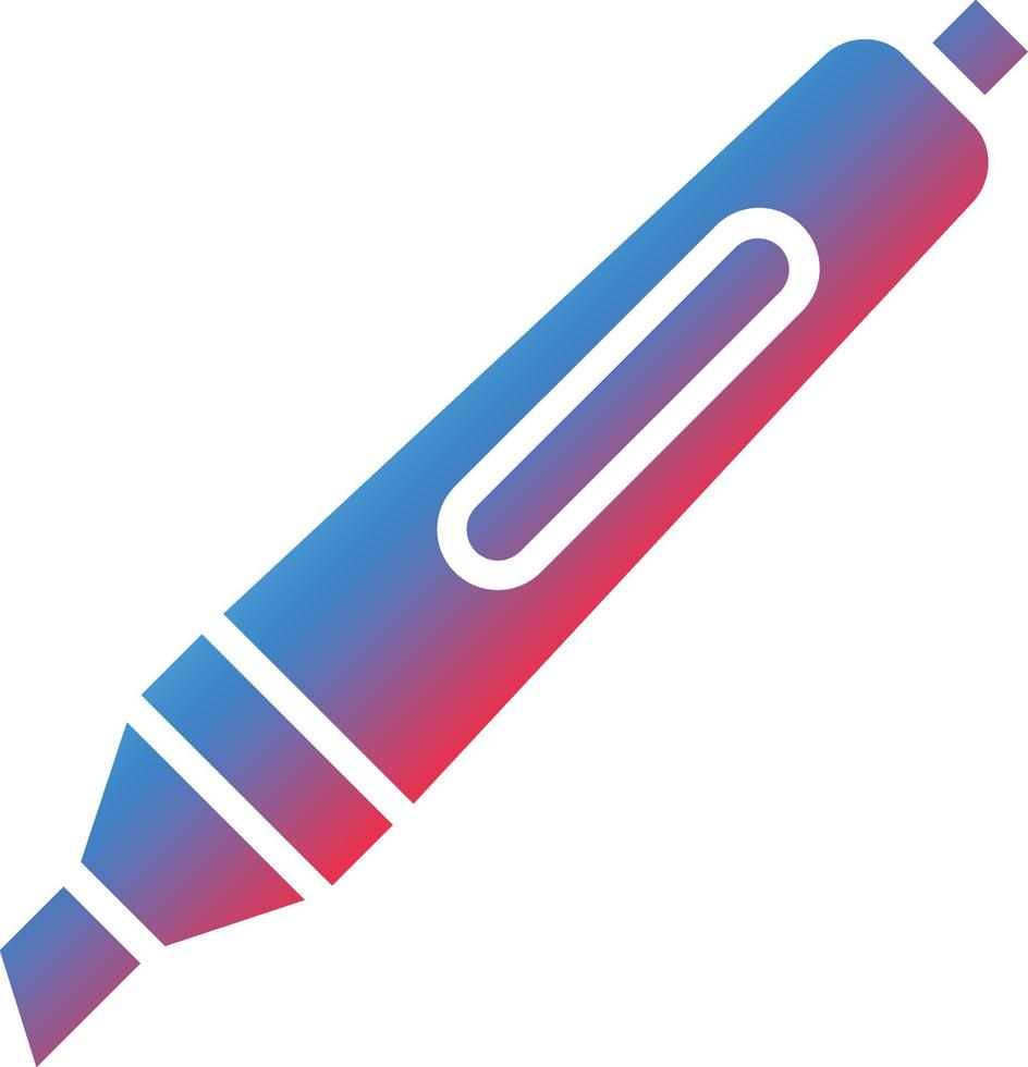 Highlighter Icon Style vector