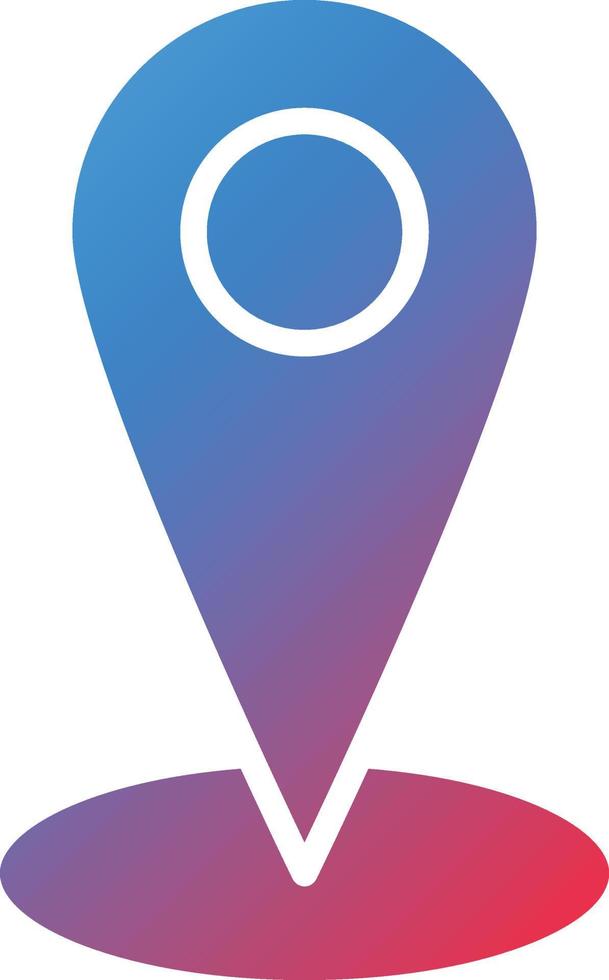 Location Icon Style vector