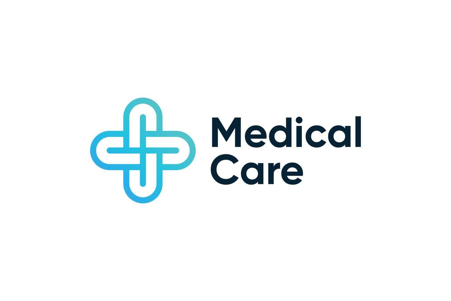 Medical pharmaceutical clinic logo business vector