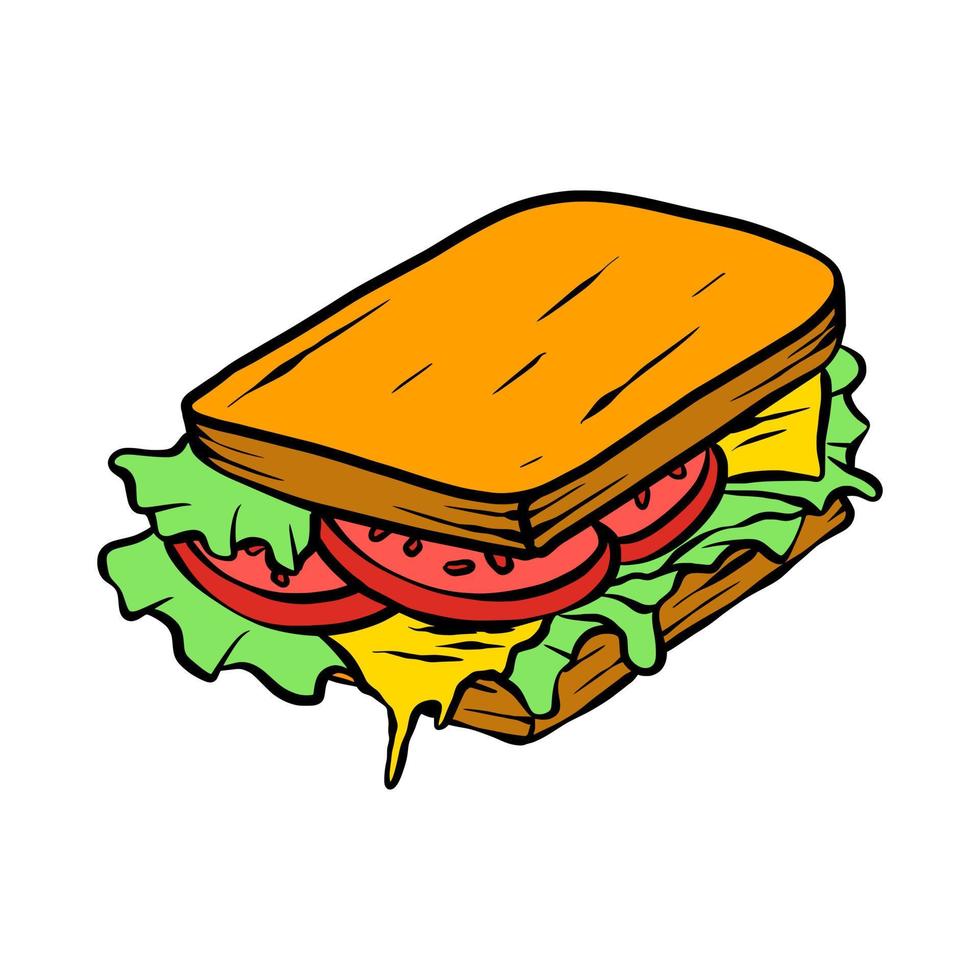 Sandwitch vector art
