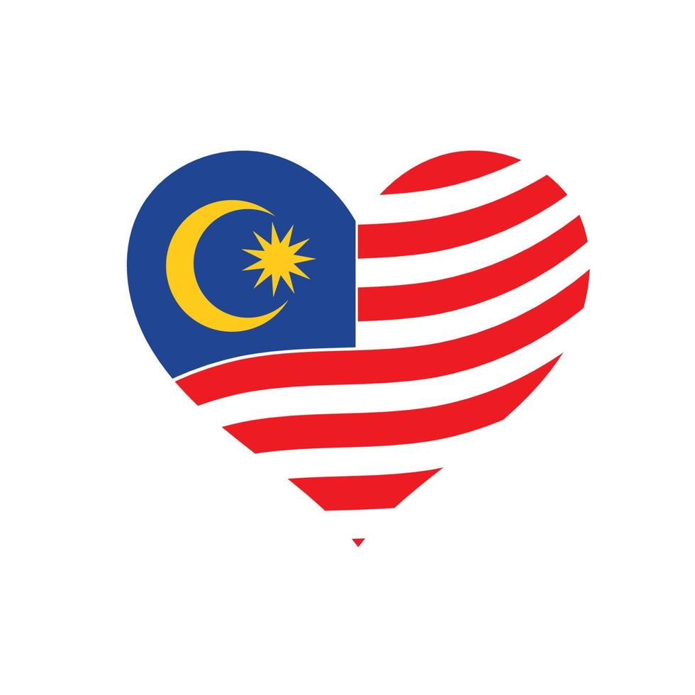 Malaysia Flag Vector Icon Design Illustration