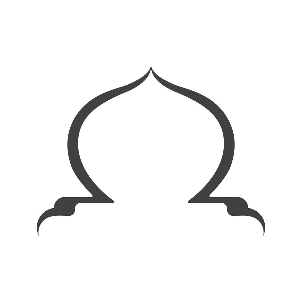 Mosque Window Vector Icon