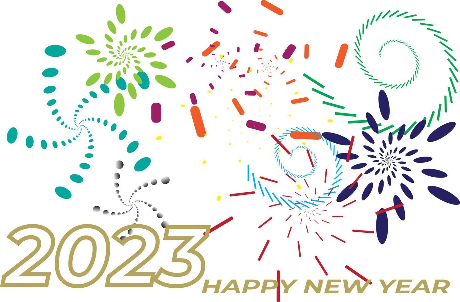 Happy new year 2023 background abstract and ornament.Traditional Asian background, eastern patterns elements, vector