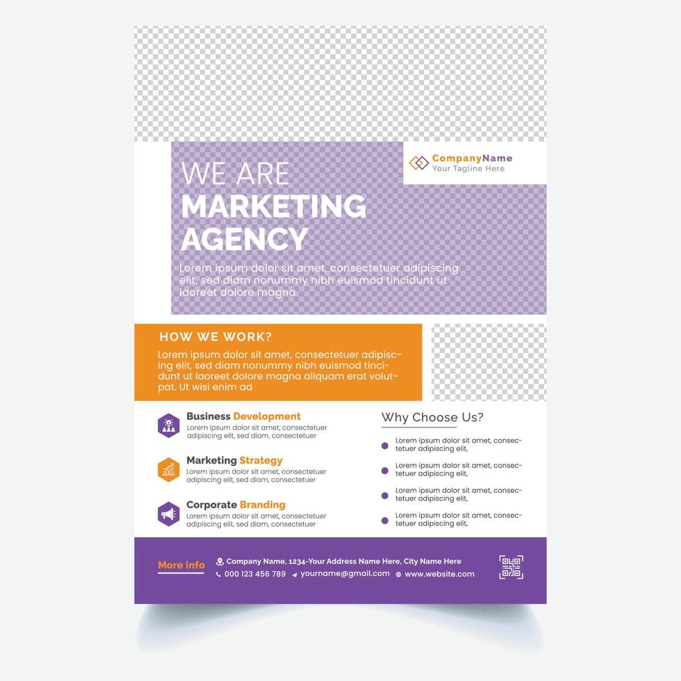 Corporate Business Flyer Design vector