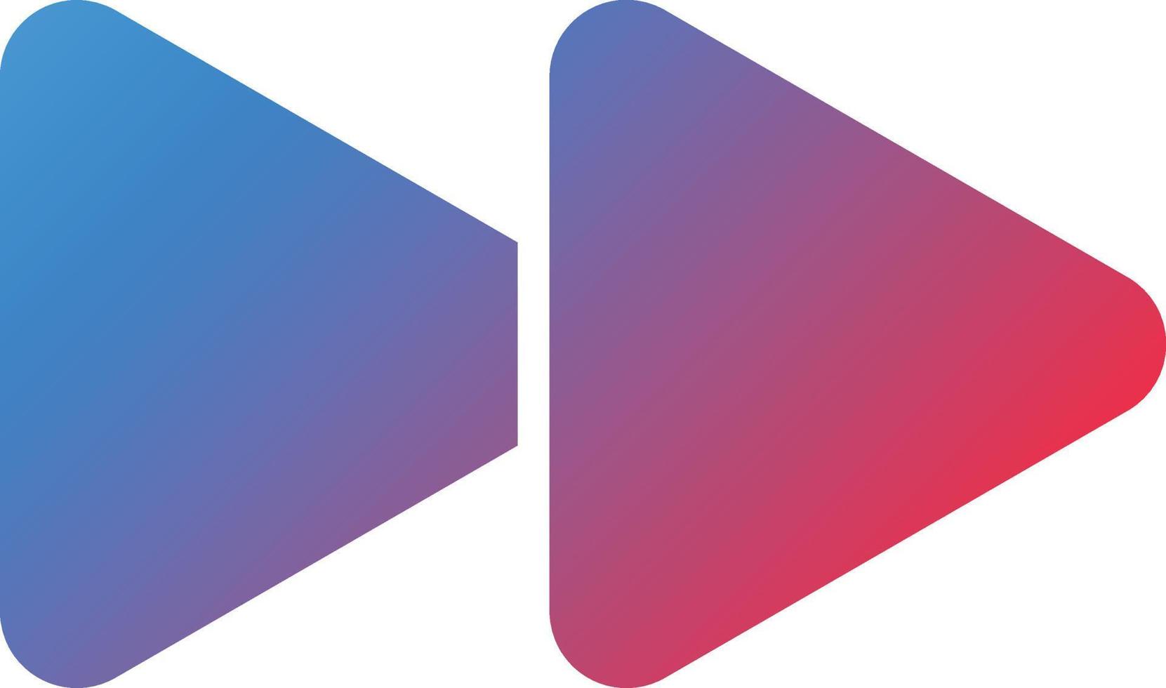 Fast Forward Icon Style vector