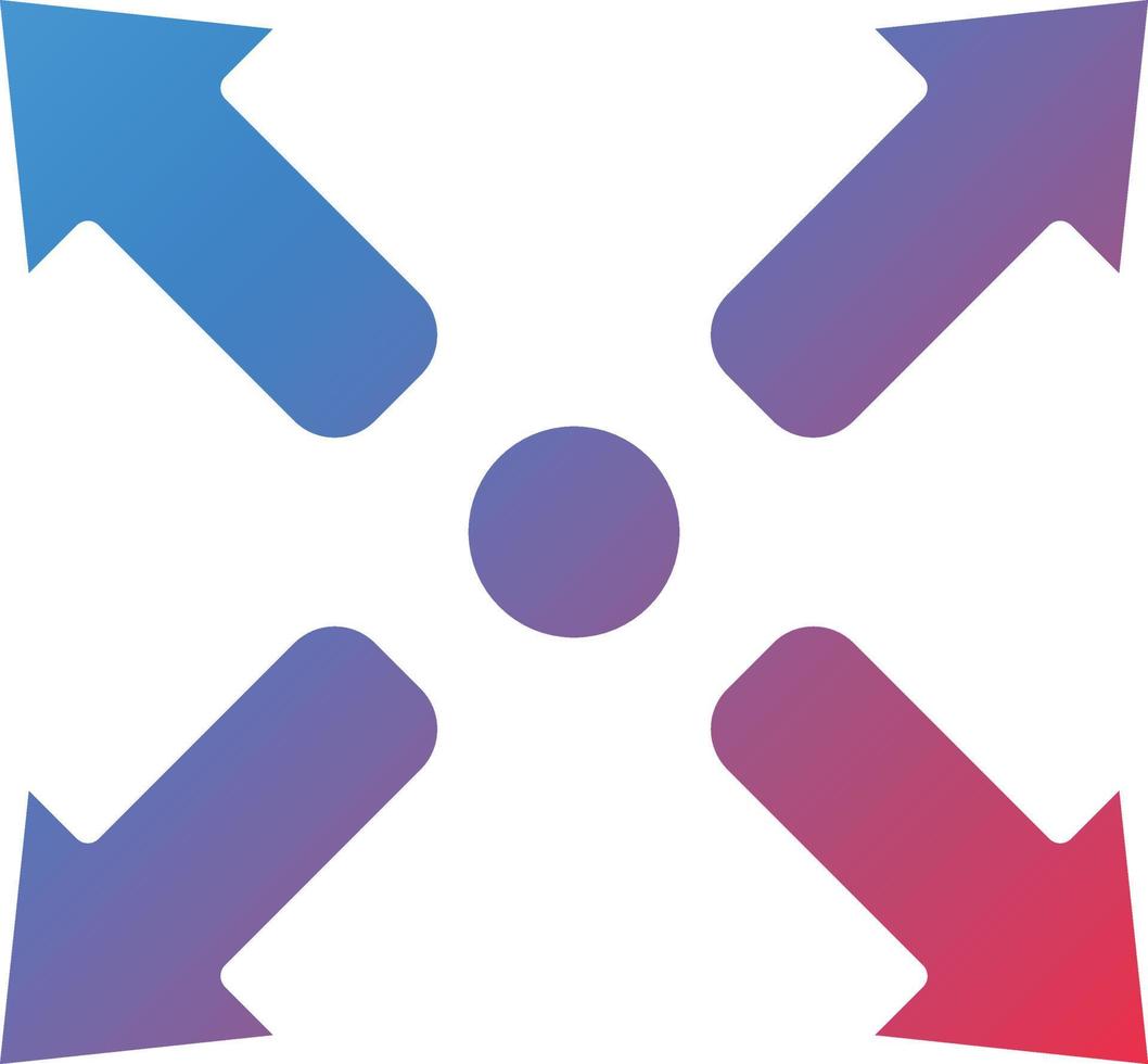 Expand Icon Style vector