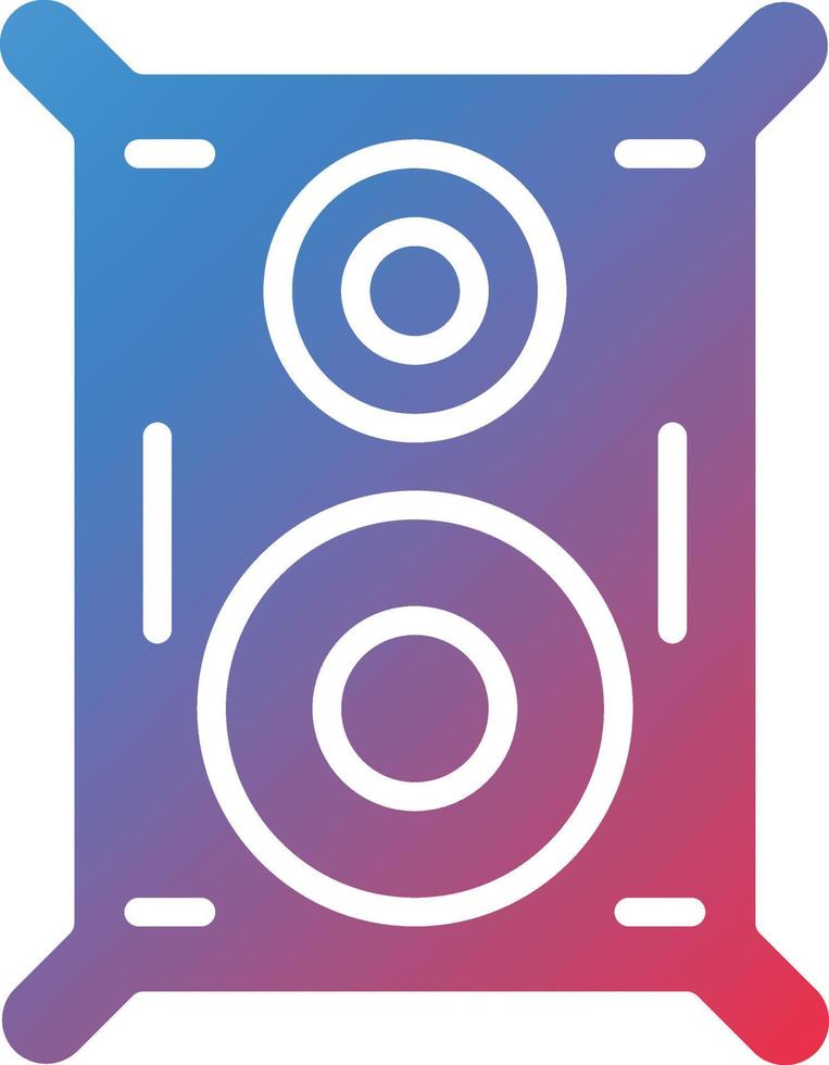 estilo de icono de altavoz vector