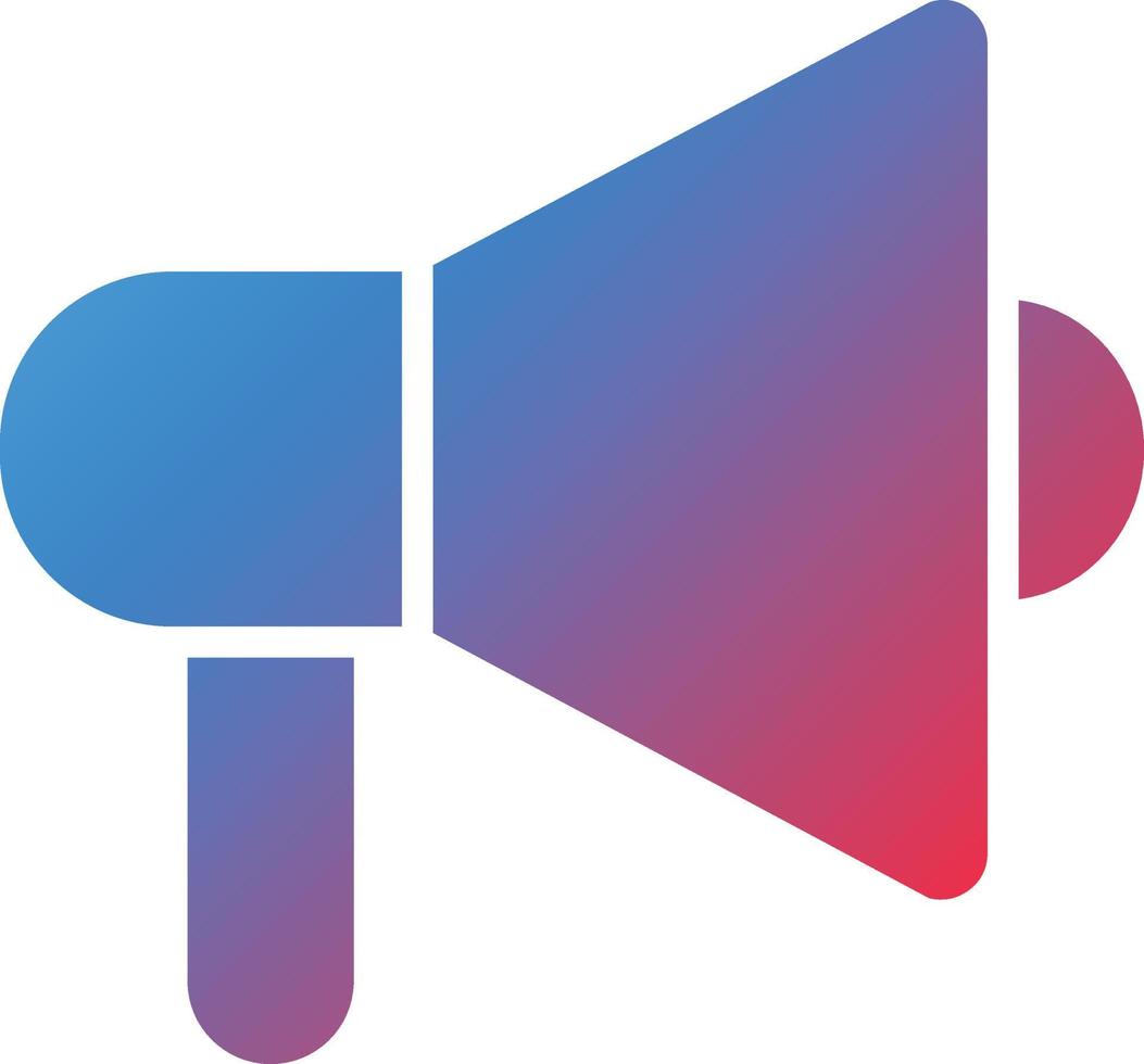 Mega Phone Icon Style vector