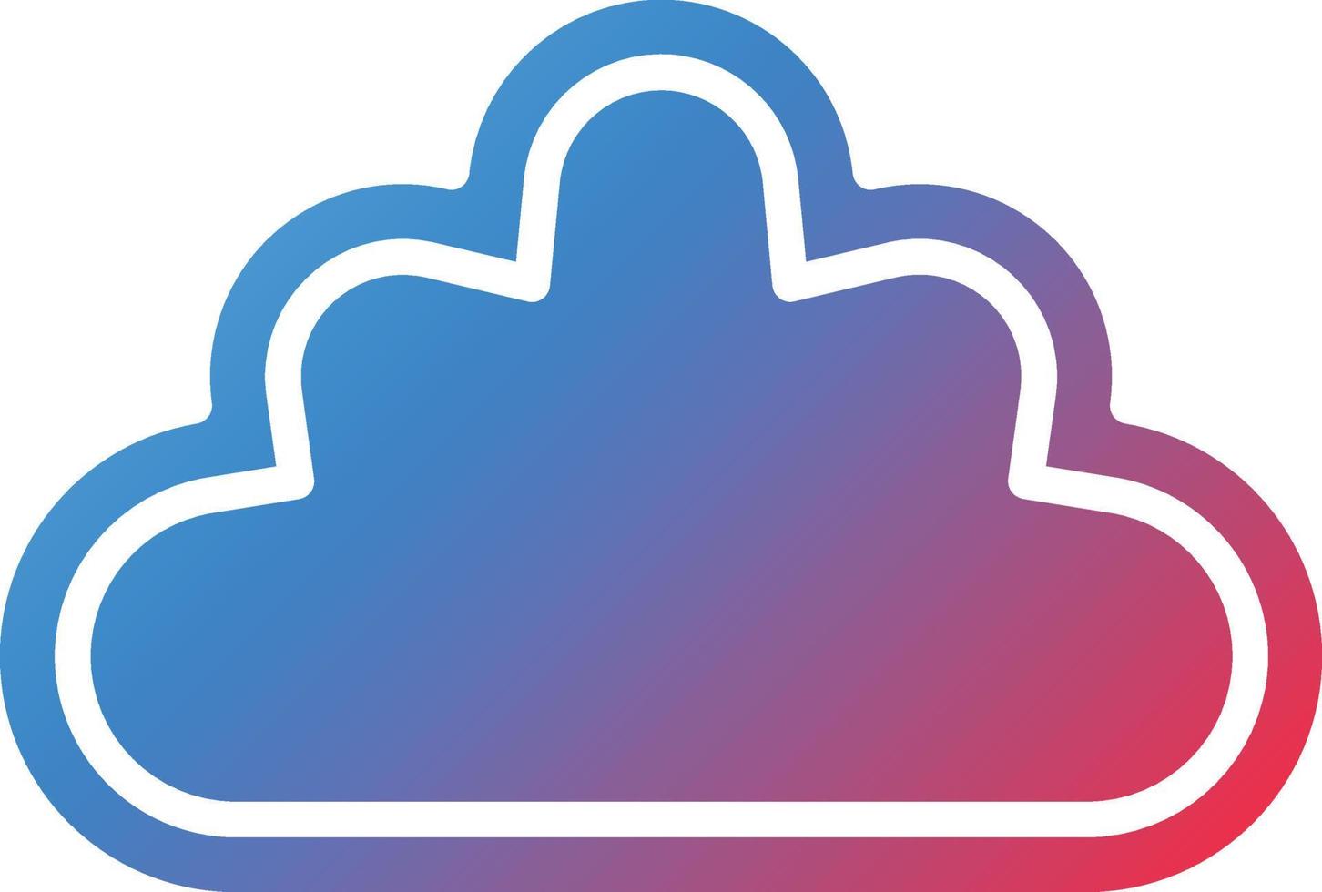 Cloud Icon Style vector